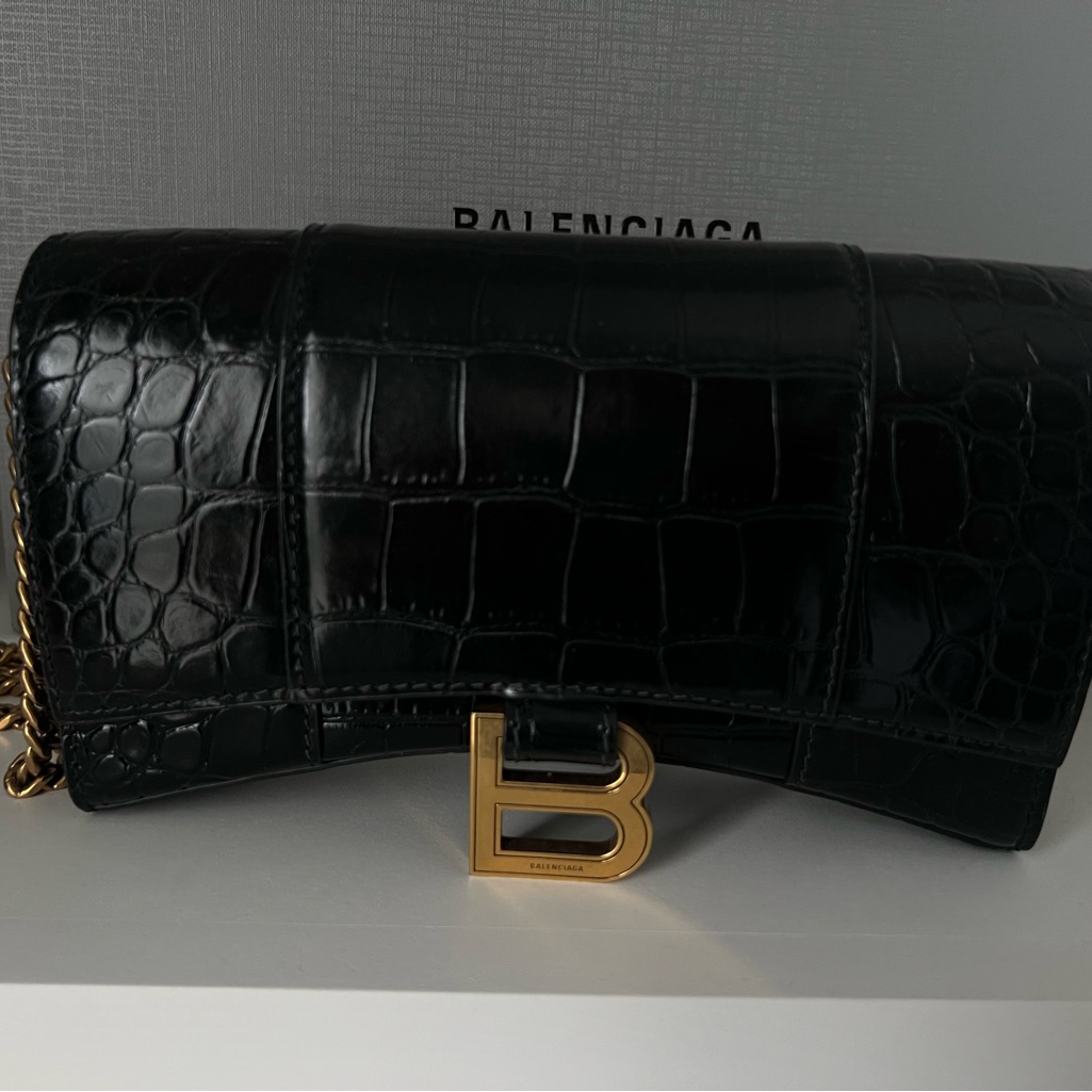 Balenciaga Leather Crossbody Shoulder Bag